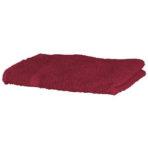 Towel City TC003 - Toalla De color rojo oscuro