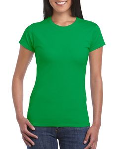 Gildan GN641 - Camiseta de manga corta para mujer Softstyle Irlanda Verde