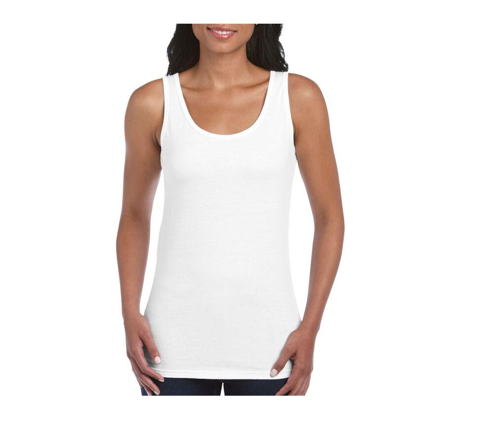 Gildan GN642 - Camiseta sin mangas para mujer 100% algodón