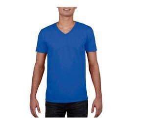 Gildan GN646 - Camiseta con cuello en V para hombre 100% algodón Real