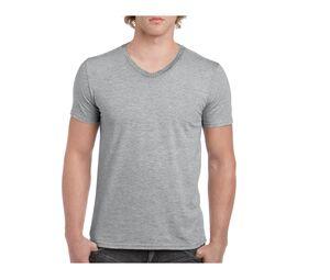 Gildan GN646 - Camiseta con cuello en V para hombre 100% algodón Deporte Gris