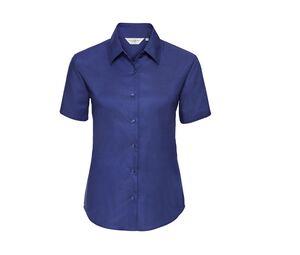 Russell Collection JZ33F - Ladies Short Sleeve Easy Care Oxford Shirt