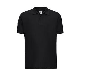 Russell JZ577 - Men's Ultimate Cotton Polo Negro