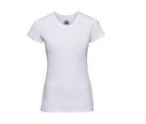 Russell JZ65F - Polycotton Ladies T-Shirt Blanca