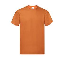 Fruit of the Loom SC220 - Camiseta de cuello redondo para hombre Naranja