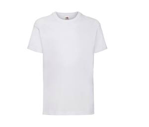 Fruit of the Loom SC231 - Camiseta infantil valor peso Blanca