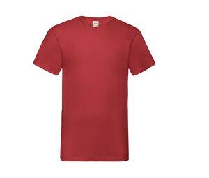 Fruit of the Loom SC234 - Valueweight V-Neck T (61-066-0) Roja