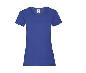 Fruit of the Loom SC600 - Camiseta de Algodón Lady-Fit para Mujer Royal Blue