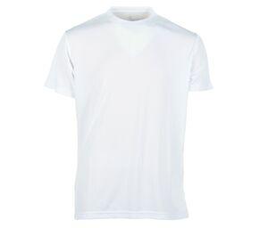 SANS Étiquette SE100 - No Label Sport Tee-Shirt Blanca