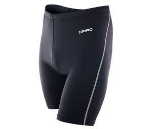 Spiro SP250 - Pantalón corto Bodyfit hombre Negro