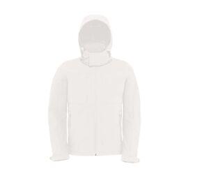 B&C BC650 - Hooded Softshell Men Blanca