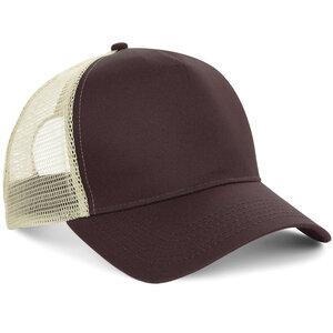 Beechfield BF640 - Gorra de Camionero Americano Chocolate/Caramel