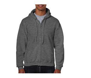 Gildan GN960 - Heavy Blend Adult Full Zip Hooded Sweatshirt Oscuro Heather