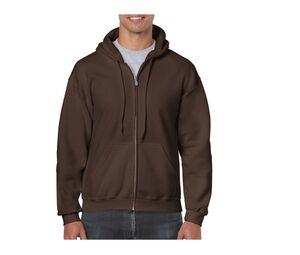 Gildan GN960 - Heavy Blend Adult Full Zip Hooded Sweatshirt Chocolate Negro