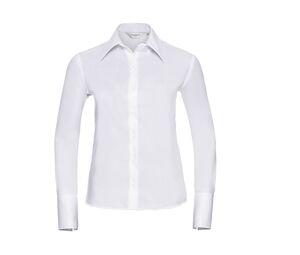 Russell Collection JZ56F - Ladies' Long Sleeve Ultimate Non-Iron Shirt Blanca
