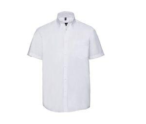 Russell Collection JZ957 - Men's Short Sleeve Ultimate Non-Iron Shirt Blanca