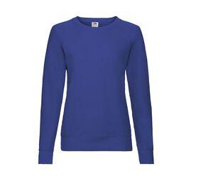 FRUIT OF THE LOOM SC361 - Lady-Fit Lightweight Raglan Sweat Royal Blue