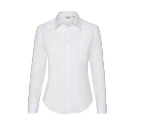 Fruit of the Loom SC401 - Lady Fit Oxford Shirt Long Sleeves Blanca