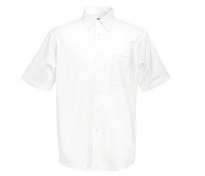 Fruit of the Loom SC405 - Oxford Shirt Short Sleeves (62-112-0) Blanca