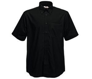 Fruit of the Loom SC405 - Oxford Shirt Short Sleeves (62-112-0) Negro