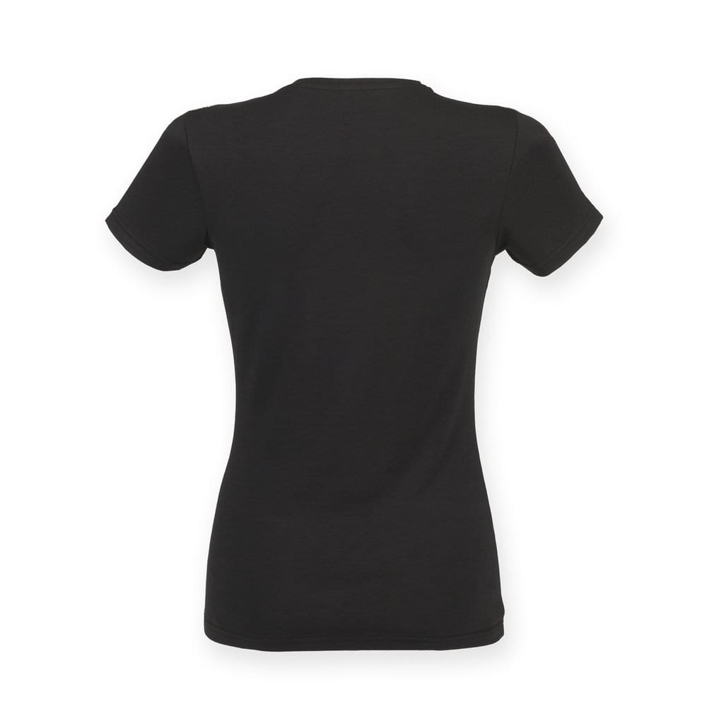 Skinnifit SK121 - Camiseta Mujer Algodón estiramiento