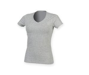 Skinnifit SK122 - Camiseta cuello v Feel Wet Wer Mujer