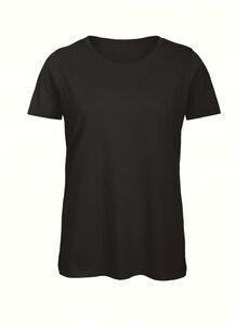 B&C BC043 - Camiseta de Algodón Orgánnico para Mujer Negro