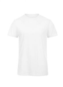 B&C BC046 - Camiseta de algodón orgánico para hombre Chic White