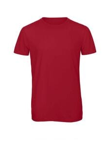 B&C BC055 - Camiseta Tri-Blend Para Hombre TW055 Red