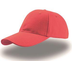 Atlantis AT008 - gorra de 6 paneles Red