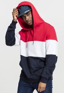 Urban Classics TB1870 - Sudadera con capucha tricolor