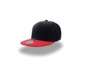 ATLANTIS AT013 - SNAP BACK CAP Negro / Rojo