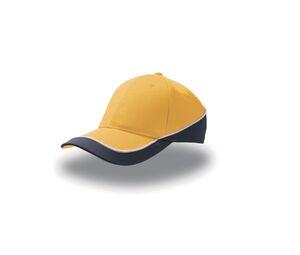 Atlantis AT088 - Gorra de 6 paneles en contraste Yellow / Navy