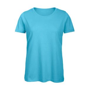 B&C BC02T - Camiseta 100% algodón para mujer Turquesa