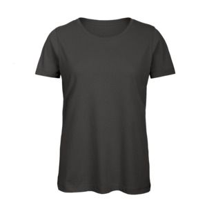 B&C BC02T - Camiseta 100% algodón para mujer Used Black