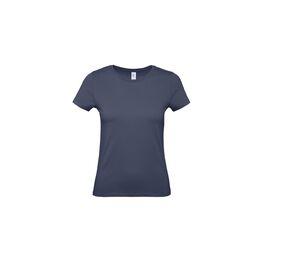 B&C BC02T - Camiseta 100% algodón para mujer Blue Denim