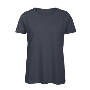 B&C BC02T - Camiseta 100% algodón para mujer Navy