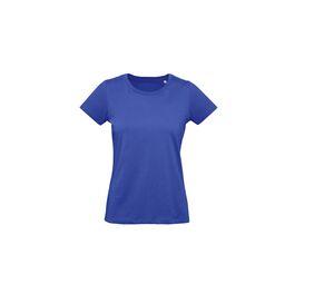 B&C BC049 - Camiseta Mujer 100% Algodón Orgánico Cobalto