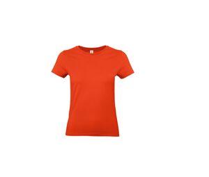 B&C BC04T - Camiseta de Mujer de color redondo de 190 Fire Red
