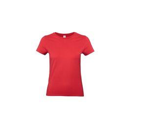 B&C BC04T - Camiseta de Mujer de color redondo de 190 Red