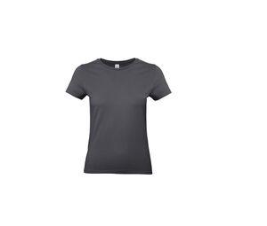 B&C BC04T - Camiseta de Mujer de color redondo de 190 Dark Grey
