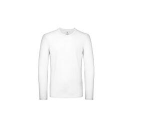 B&C BC05T - Camiseta hombre manga larga Blanca
