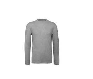 B&C BC070 - Camiseta de algodón orgánico LSL Sport Grey