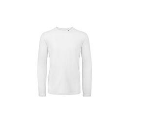 B&C BC070 - Camiseta de algodón orgánico LSL Blanca