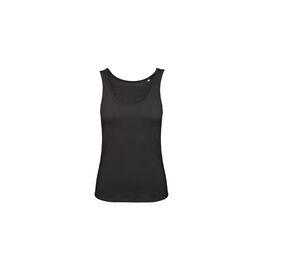 B&C BC073 - Camiseta de tirantes de mujer 100 % algodón orgánico Negro