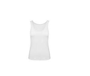 B&C BC073 - Camiseta de tirantes de mujer 100 % algodón orgánico Blanca