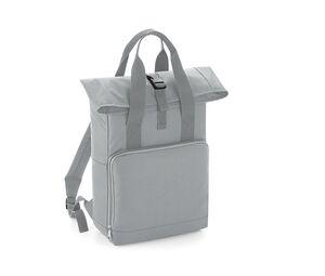 Bag Base BG118 - Mochila con cierre sinuoso Light Grey