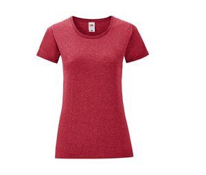 Fruit of the Loom SC151 - Camiseta cuello redondo 150 Red
