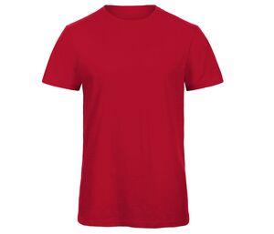 B&C BC046 - Camiseta de algodón orgánico para hombre Chic Red
