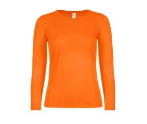 B&C BC06T - Camiseta de mujer de manga larga Naranja